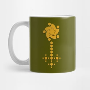 Crop Circle 14 in Gold Mug